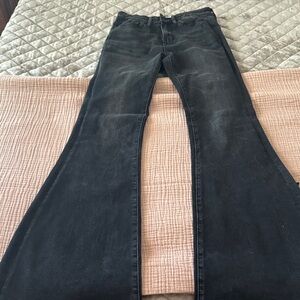 Women's Black Flared Jeans Vervet